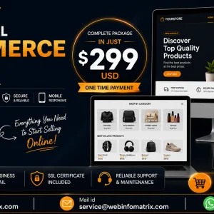 Launch your online store today professional ecommerce website
