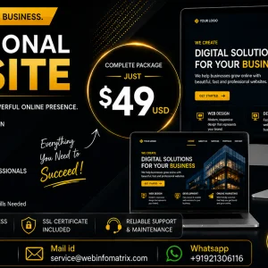 Get more customers with a professional website