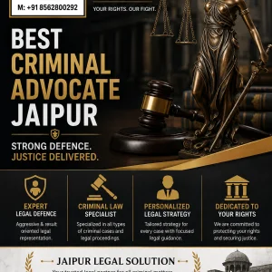 Best criminal advocate jaipur jaipur legal solution