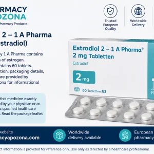 Estradiol 2 1 a pharma 60 tablets estradiol