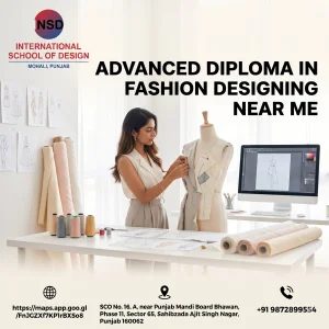 Learn professional fashion design with an advanced diploma near