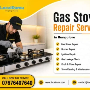 Get your gas stove fixed by localramu services in bengaluru