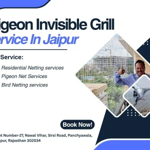 Affordable pigeon invisible grill service jaipur
