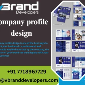 Company profile design that builds a strong brand identity