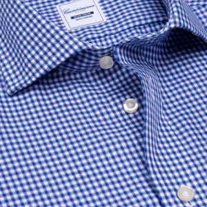 Camicissima checked military color twill easycare fancy cotton