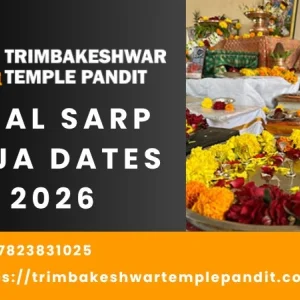 Kaal sarp puja dates 2026 and booking details