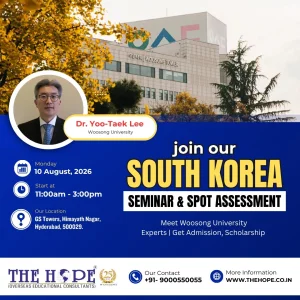 We are conducting free south korea seminar at 10th aug