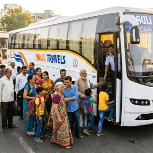 Hire bus in ahmedabad