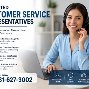 Professional remote customer service representatives