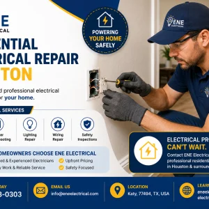 Residential electrical repair houston reliable local service