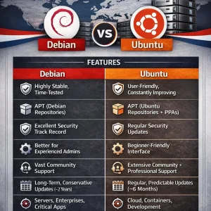 Debian vs ubuntu the complete rundown of linux server os