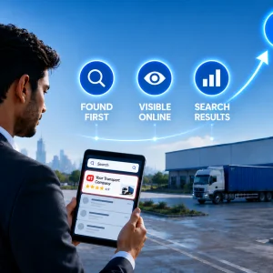 Digital marketing for transport companies india kabra logitech