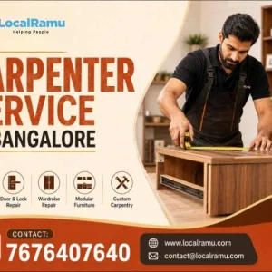 Get your carpentry issues fixed with localramu in bangalore