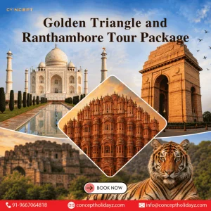 Golden triangle and ranthambore tour package