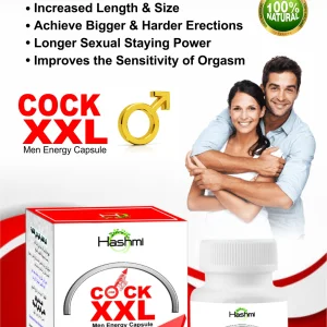 Hashmi cock xxl capsule for men natural herbal formula for stren