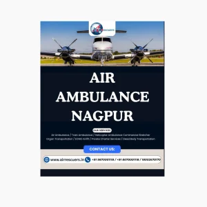 Advanced lifesupport air ambulance services in nagpur