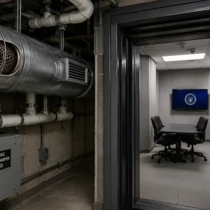 Refrigerant line break solutions for secure facilities