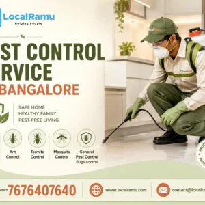 Get rid of pests with localramu pest control service in bangalor