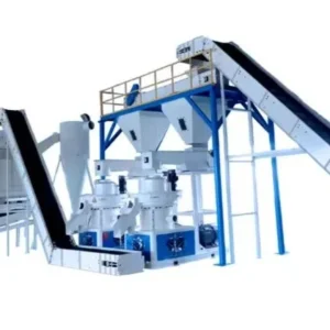 Pellet production plants for biomass and ore processing