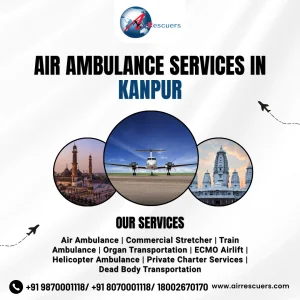 Air ambulance in kanpur for quick patient transfer