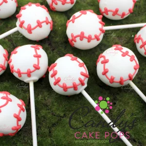Sports cake pops for game day parties teams sports fans