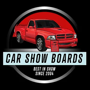 Custom car show display boards by boards by nick