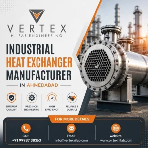 Industrial heat exchanger manufacturer in ahmedabad vertex hi