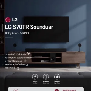 Lg s70tr soundbar powerful immersive audio amba lg