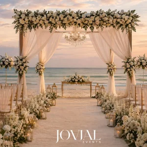Crafting magical beach weddings across the uae