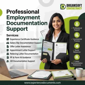 Experience documents provider in india career documentation su