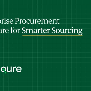 Enterprise procurement software for smarter sourcing