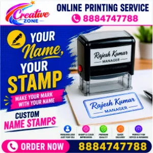 Fast rubber stamp service in bangalore online service rubber