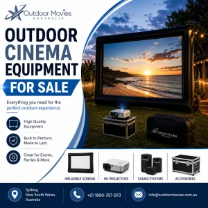Outdoor cinema equipment for sale in sydney