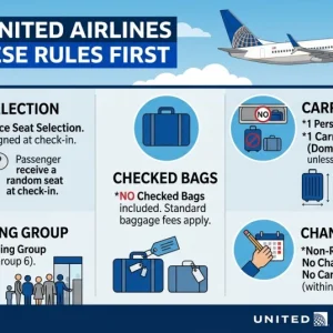 What is united airlines basic economy check these rules first