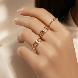 Gold rings designs for men women online