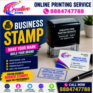 Online service rubber stamp delivery same day online service