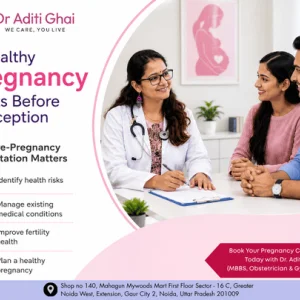 Pre pregnancy care with the best gynecologist in greater noida