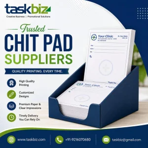 Trusted chit pad suppliers