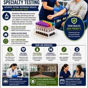 Reliable lab services for routine specialty testing Reliable lab services for routine specialty testing