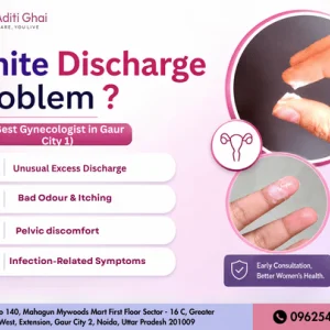White discharge consult best gynecologist in gaur city 1 great