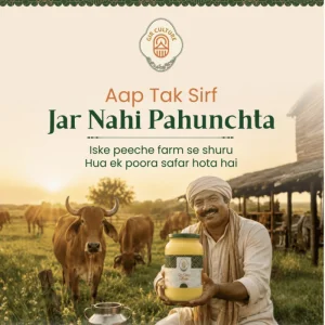 Gir culture gir cow ghee from our farm to your table 100 pure