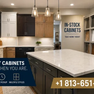 In stock cabinets in tampa upgrade your kitchen fast
