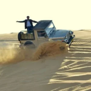 Sand dunes in jaisalmer rajasthan