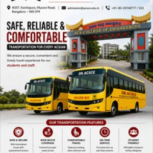 Transportation best engineering colleges in bangalore for pla