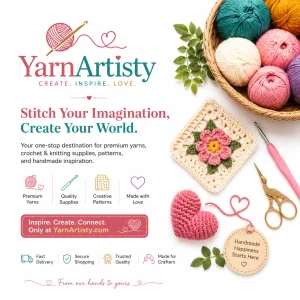 Yarnartisty website contains of crochet and yarn products