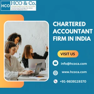 Chartered accountant firm in india for audit and tax solutions