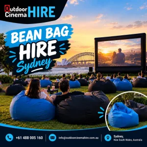 Bean bag hire sydney for outdoor events and movie nights
