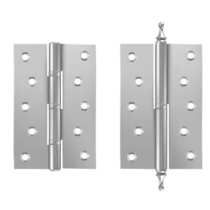 Stainless steel butt hinges crown