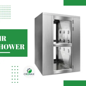 Cleanroom air shower clean safe entry solution