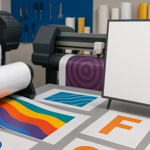 Large format prepress support for signage production